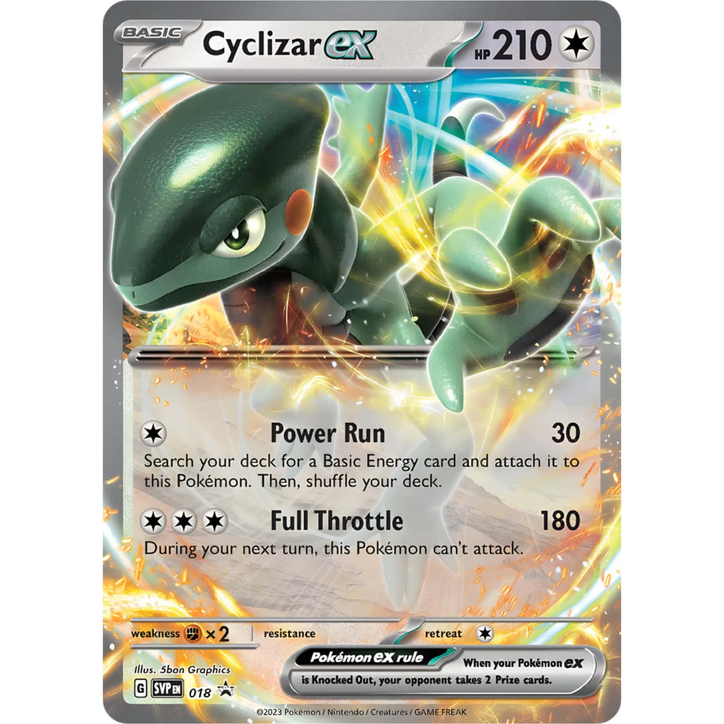 Cyclizar ex SV18 Black Star Promo