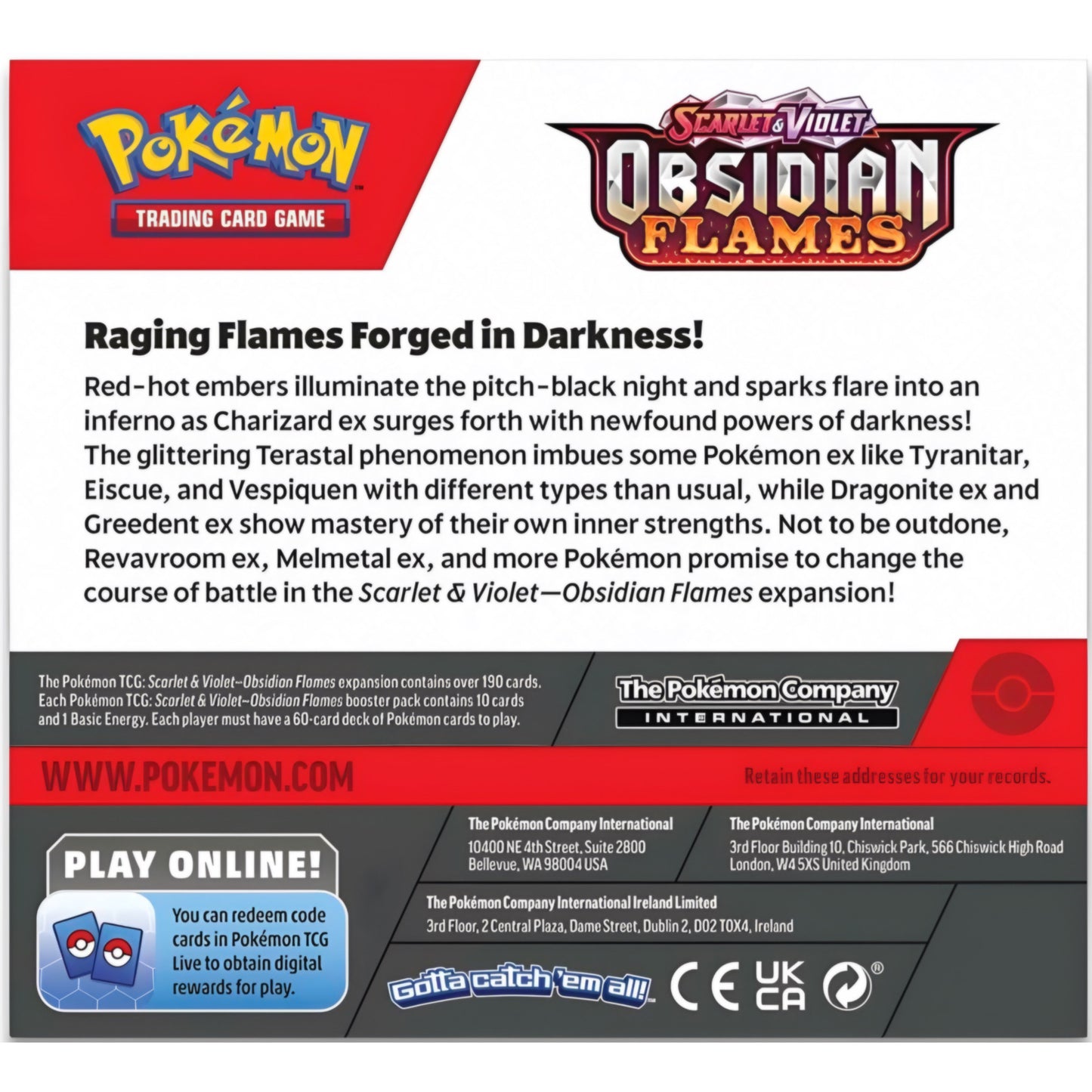 Obsidian Flames Booster Box