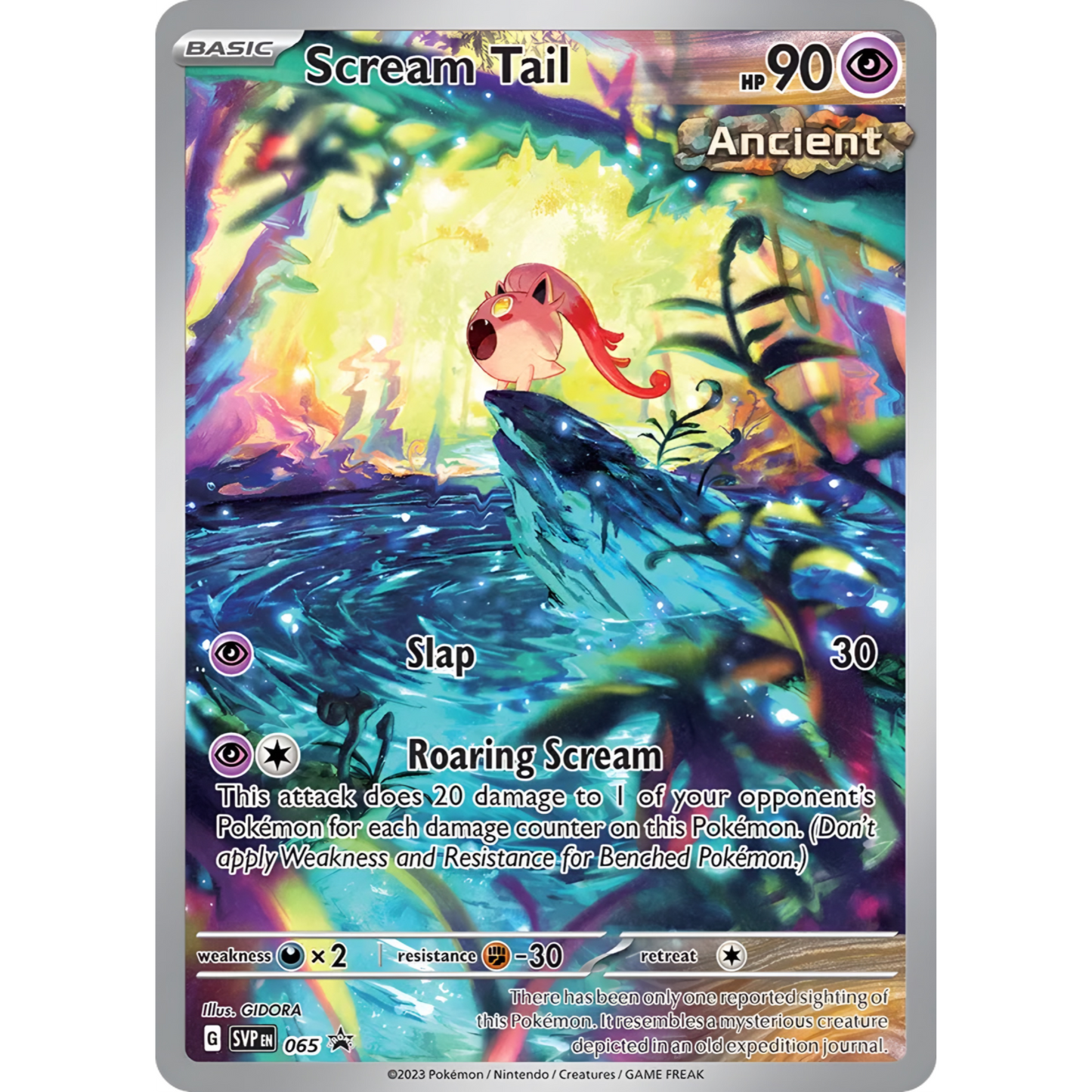 Scream Tail SV65 Black Star Promo