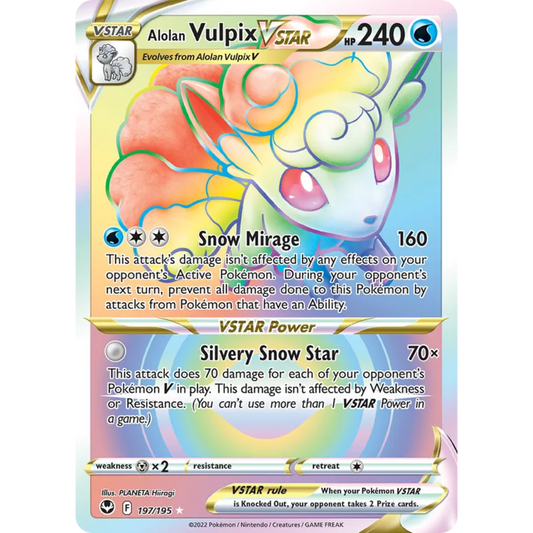 Alolan Vulpix VSTAR (Secret) 197/195