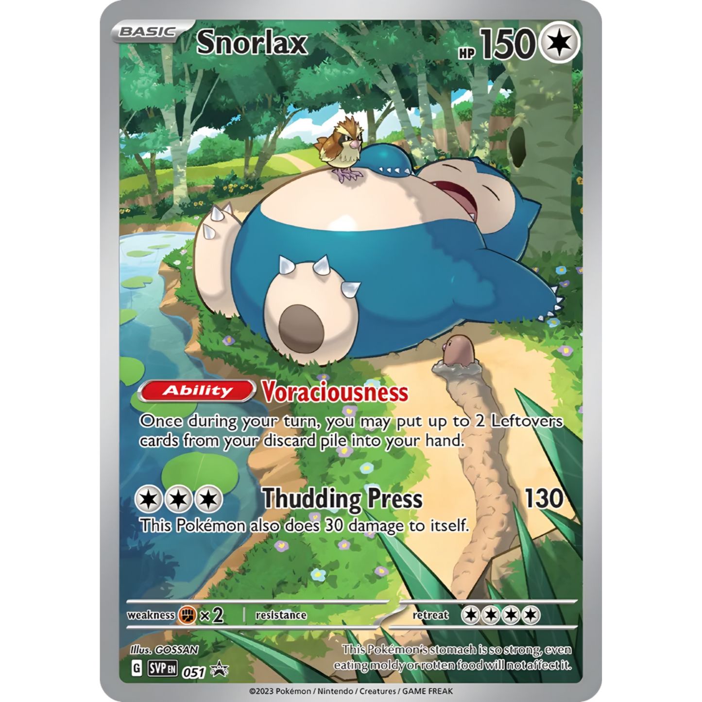 Snorlax SV51 Black Star Promo *FACTORY SEALED*