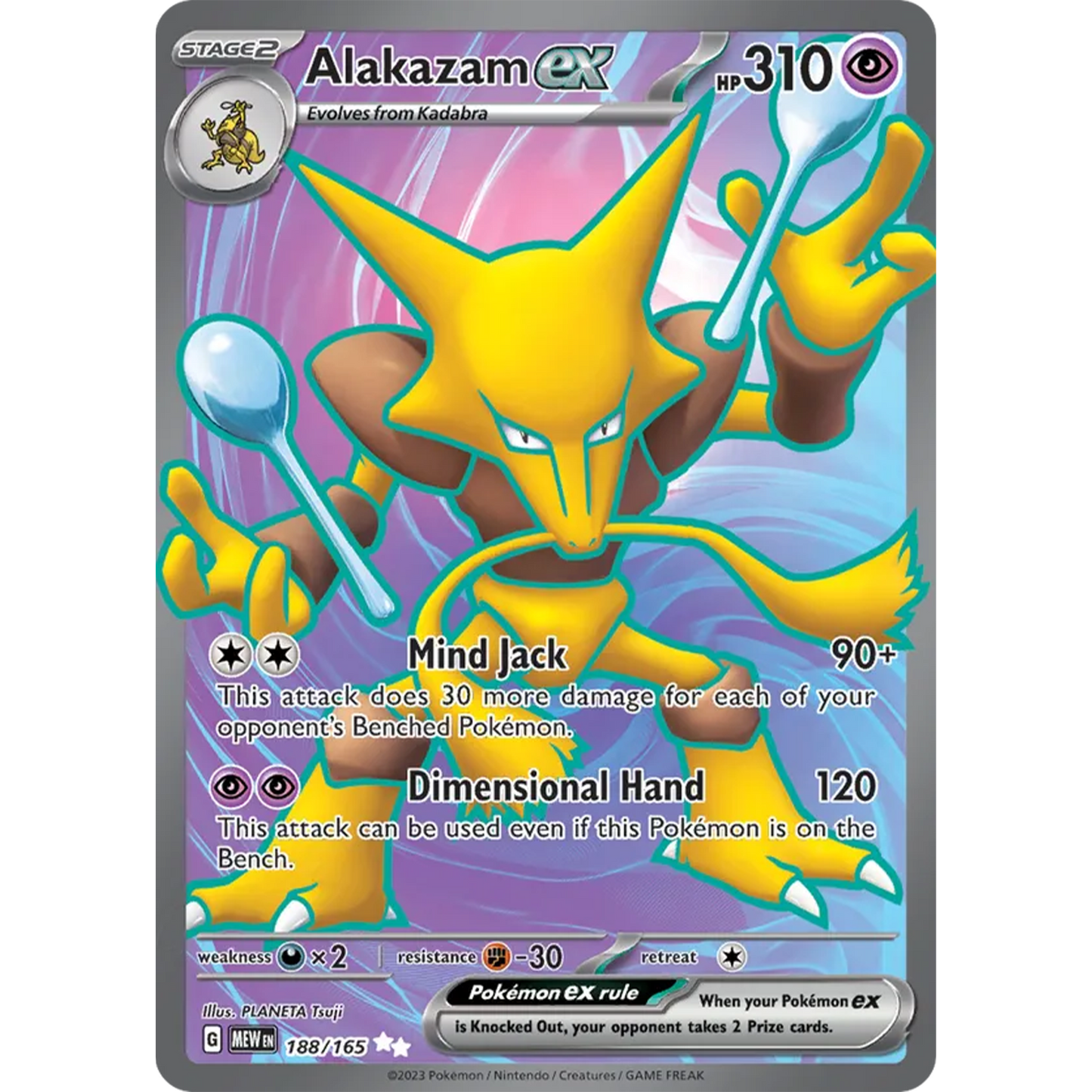 Alakazam ex 188/165