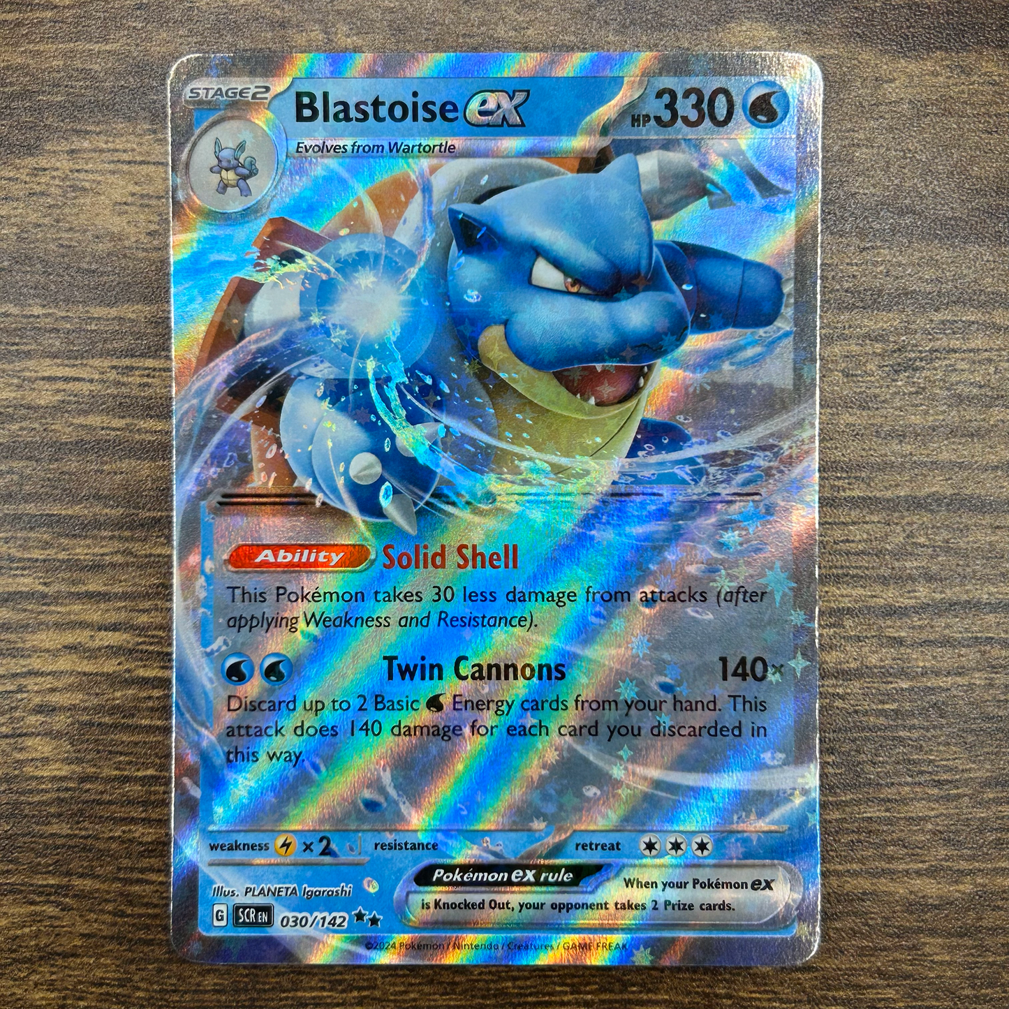 Blastoise ex 30/142