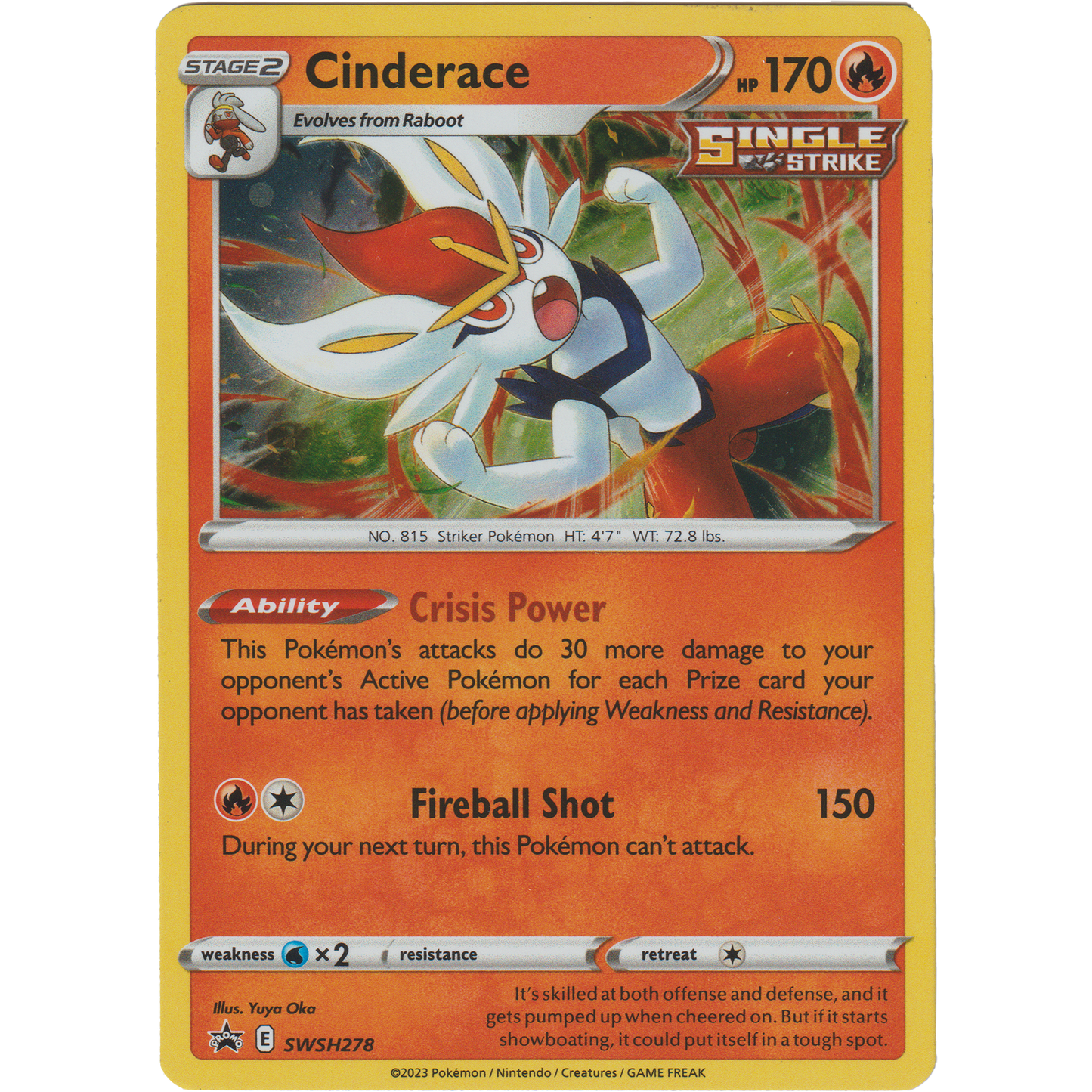 Cinderace SWSH278