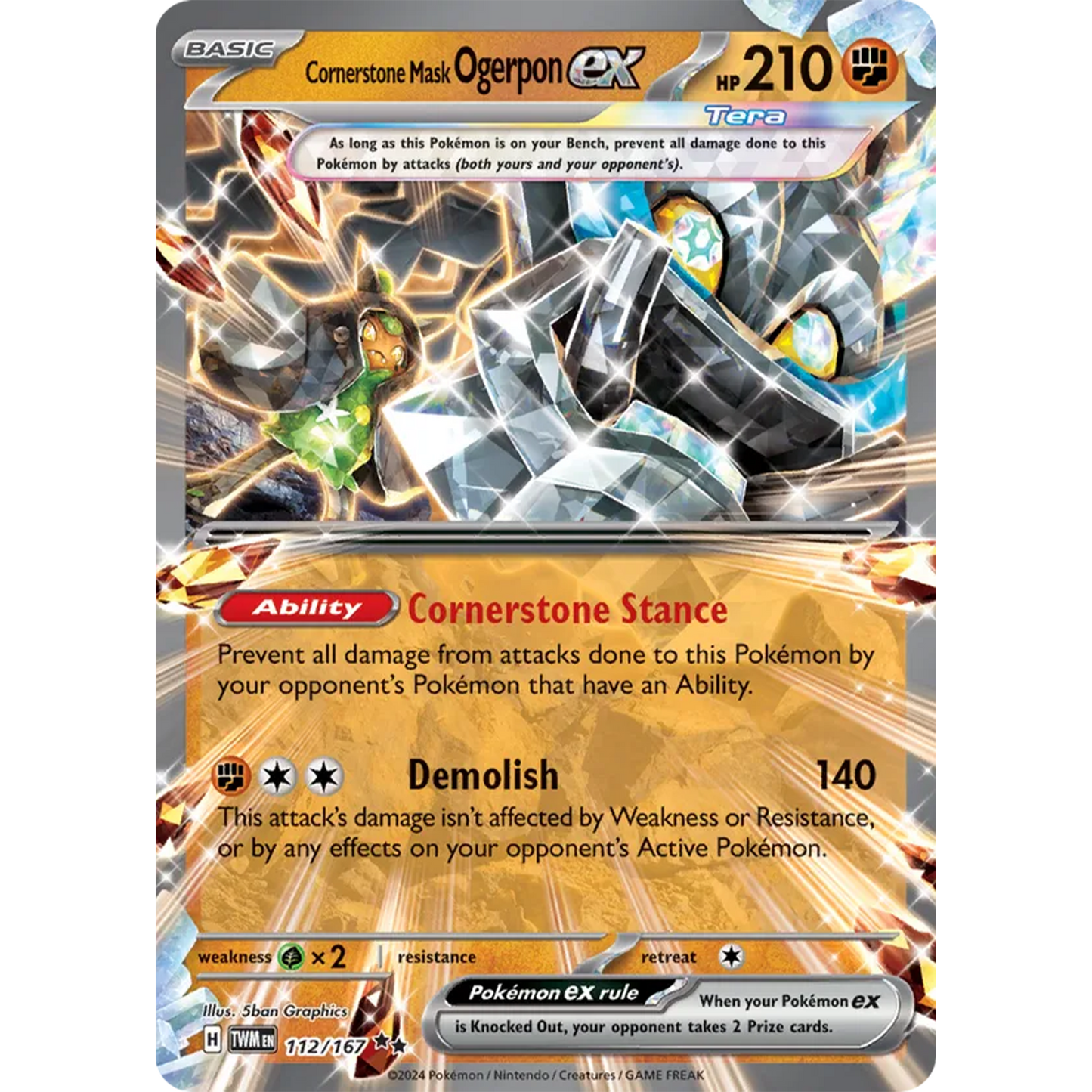 Cornerstone Mask Ogerpon ex 112/167