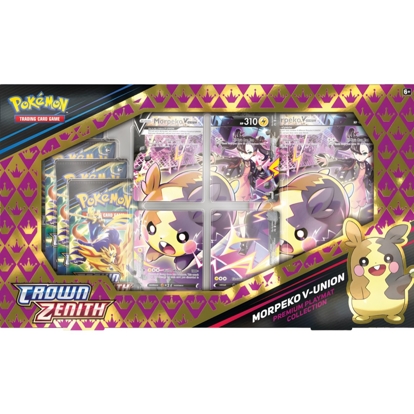 Crown Zenith Morpeko V-Union Premium Playmat Collection Box