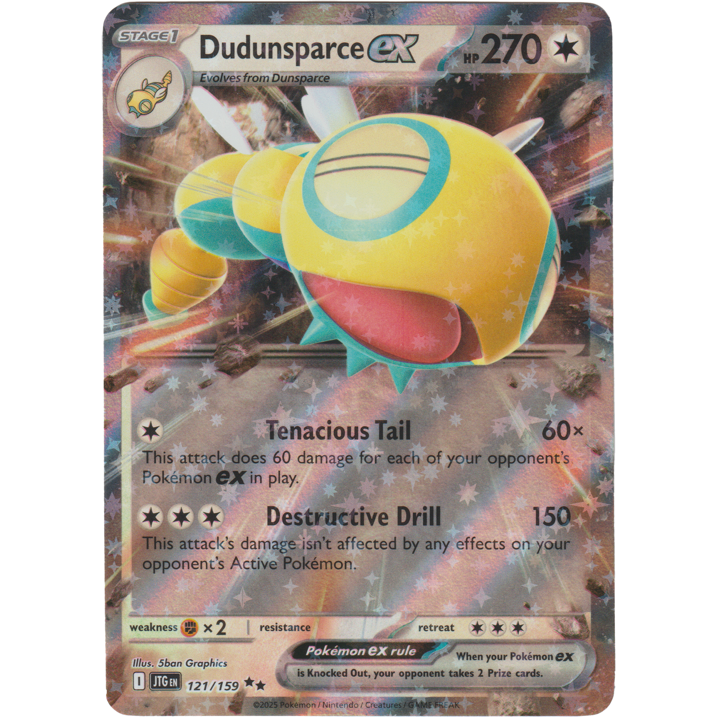 Dudunsparce ex 121/159