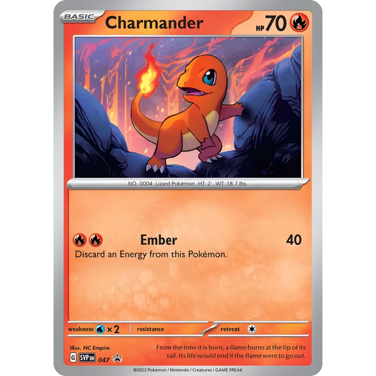 Charmander SV47 Black Star Promo