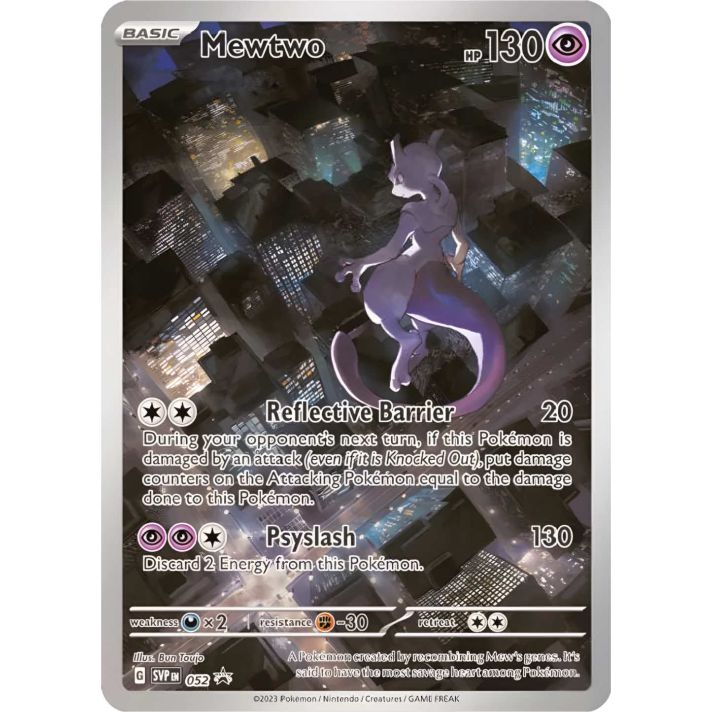 Mewtwo SV52 Black Star Promo