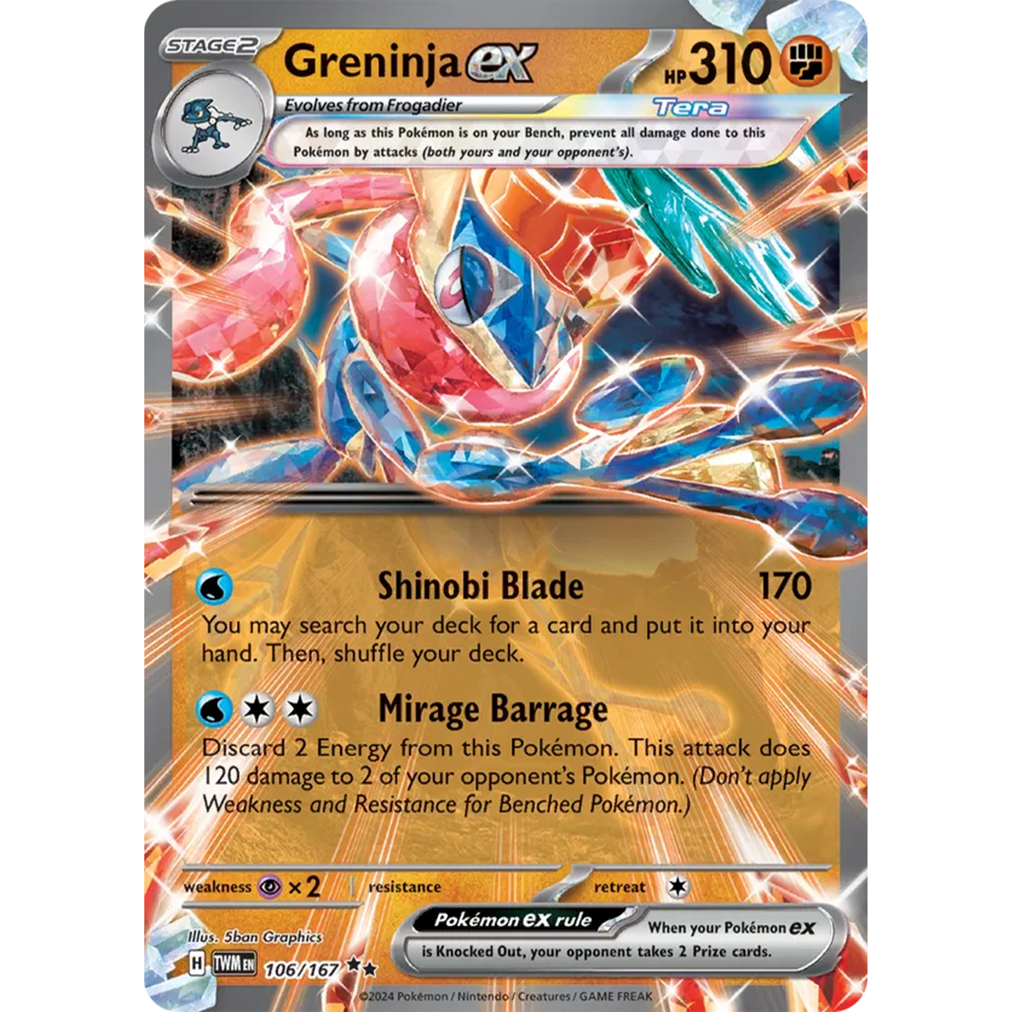Greninja ex 106/167