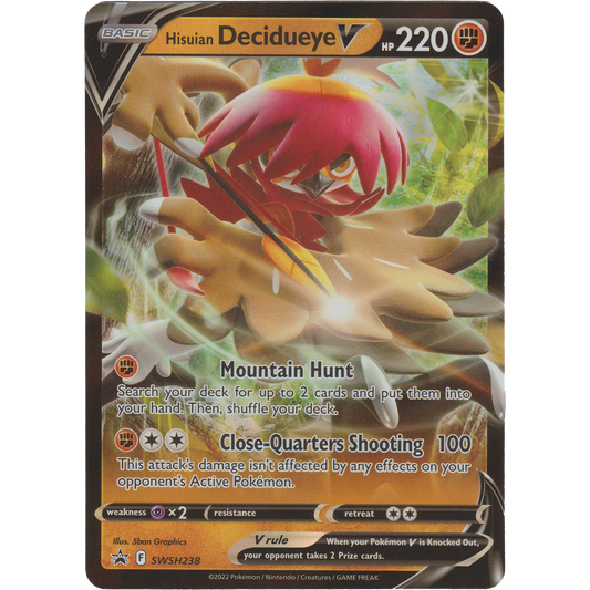 Hisuian Decidueye V SWSH238