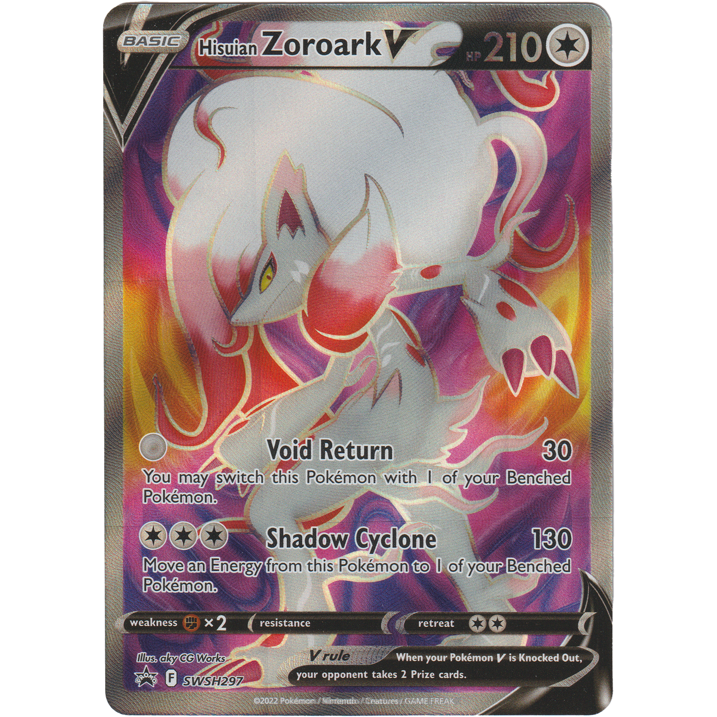 Hisuian Zoroark V SWSH297