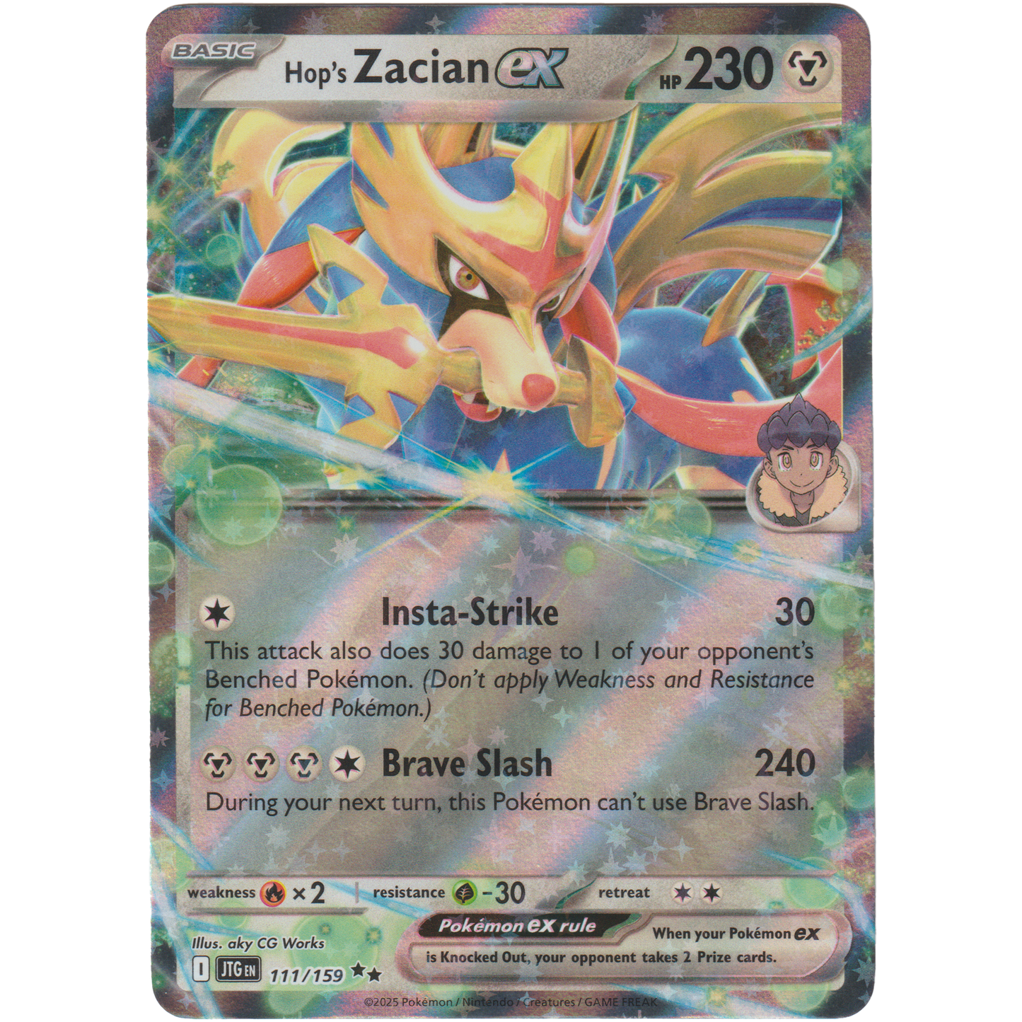Hop's Zacian ex 111/159