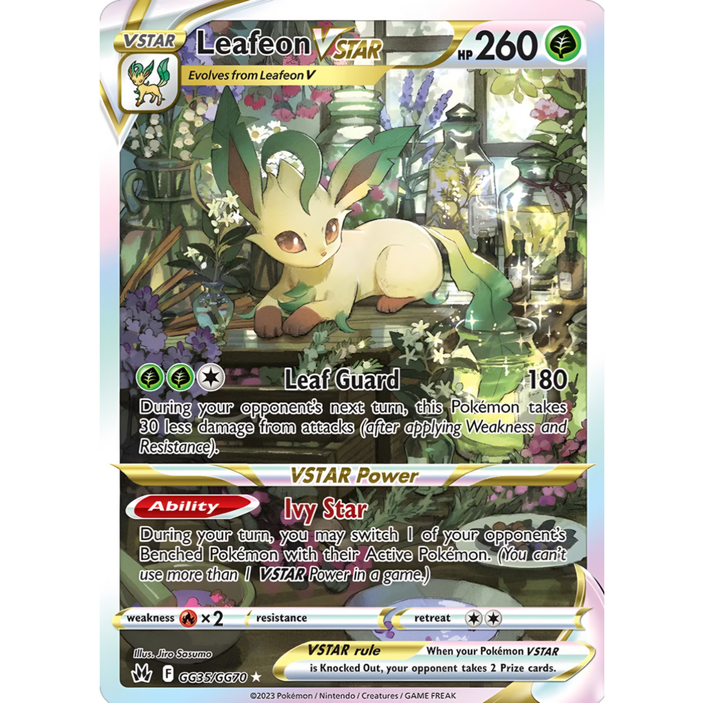 Leafeon VSTAR GG35/GG70