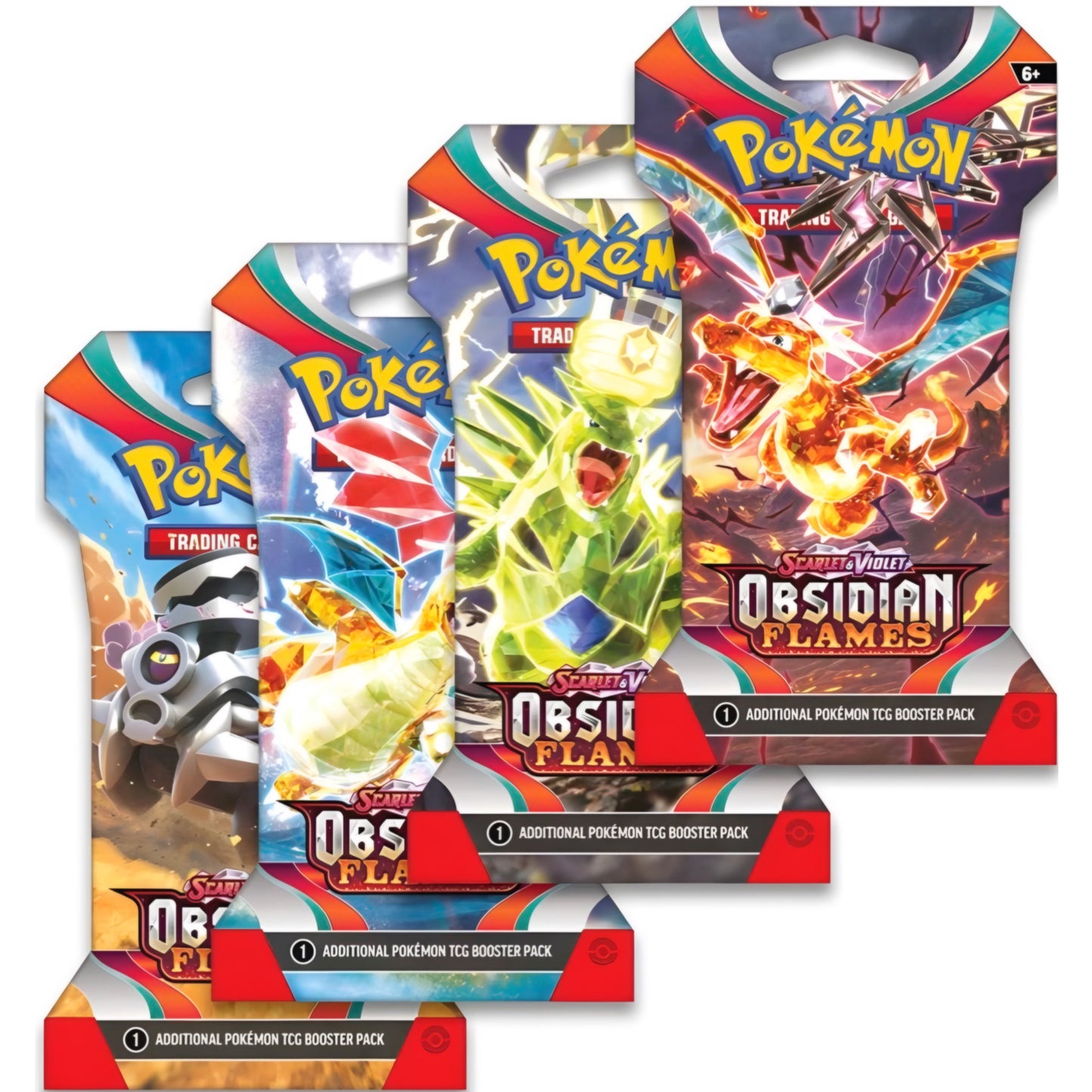 Obsidian Flames Sleeved Booster Pack