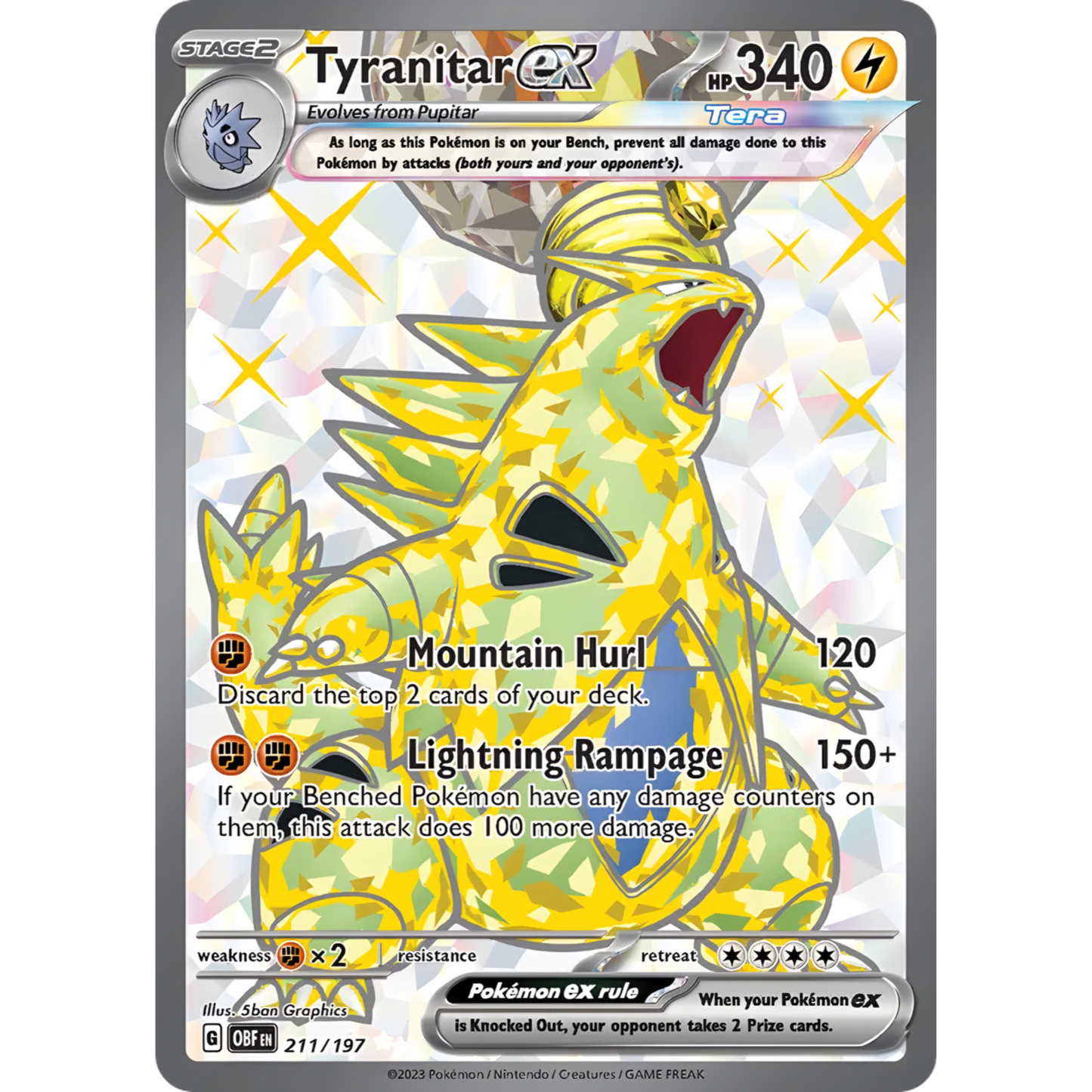Tyranitar ex 211/197