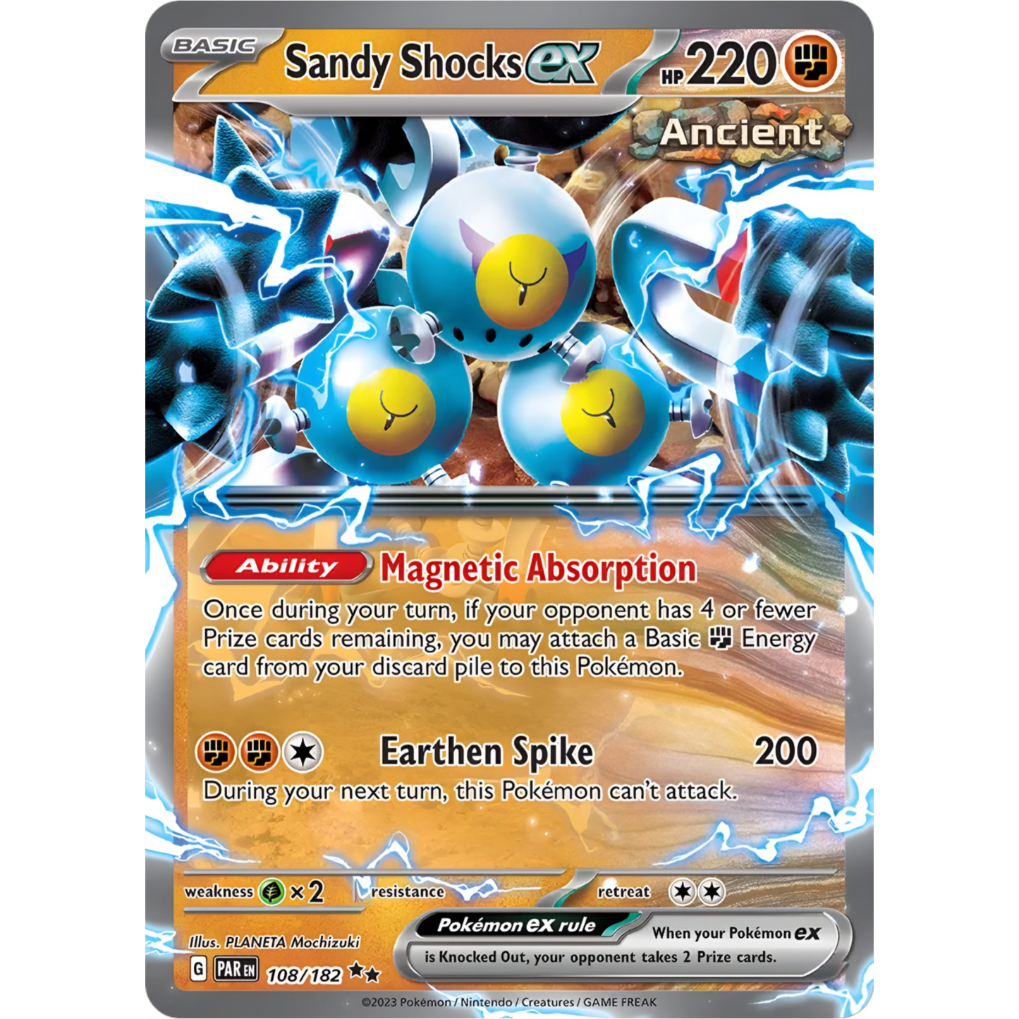 Sandy Shocks ex 108/182