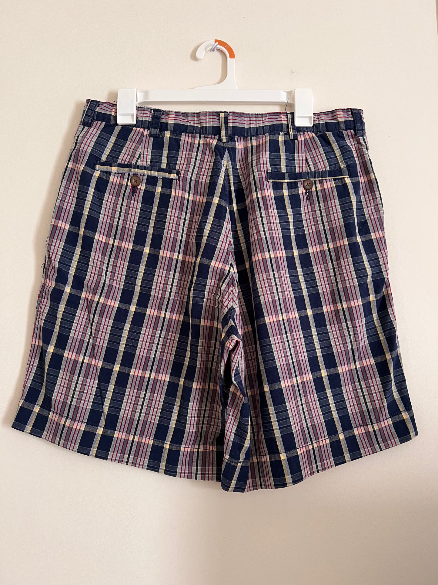 Blue & Red Dad Shorts