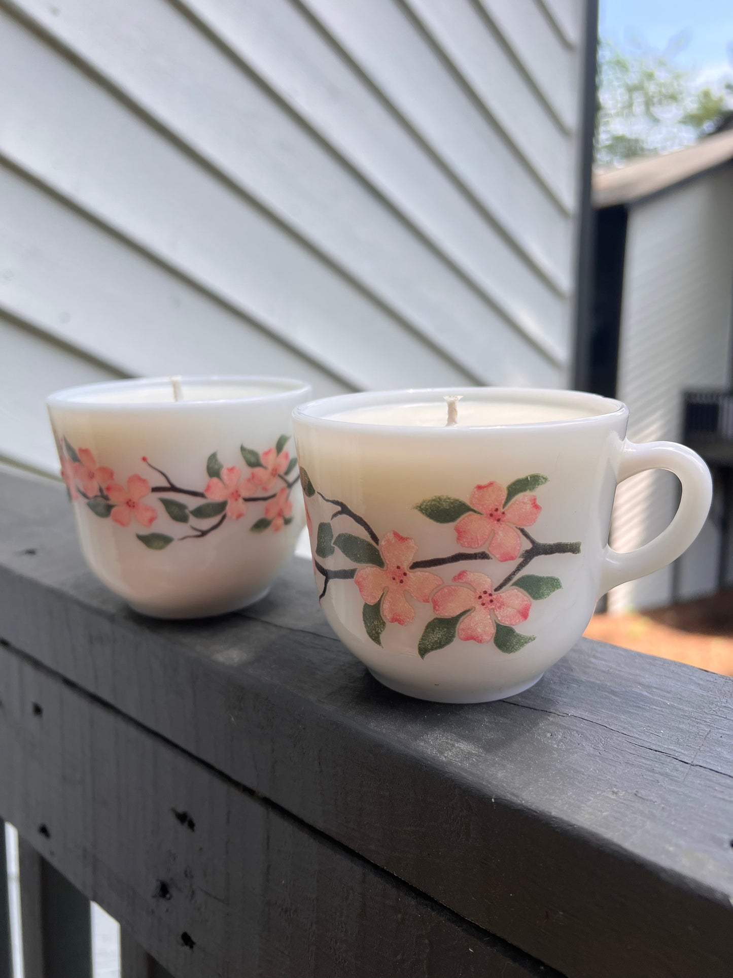 Cherry Blossom Mug Candle