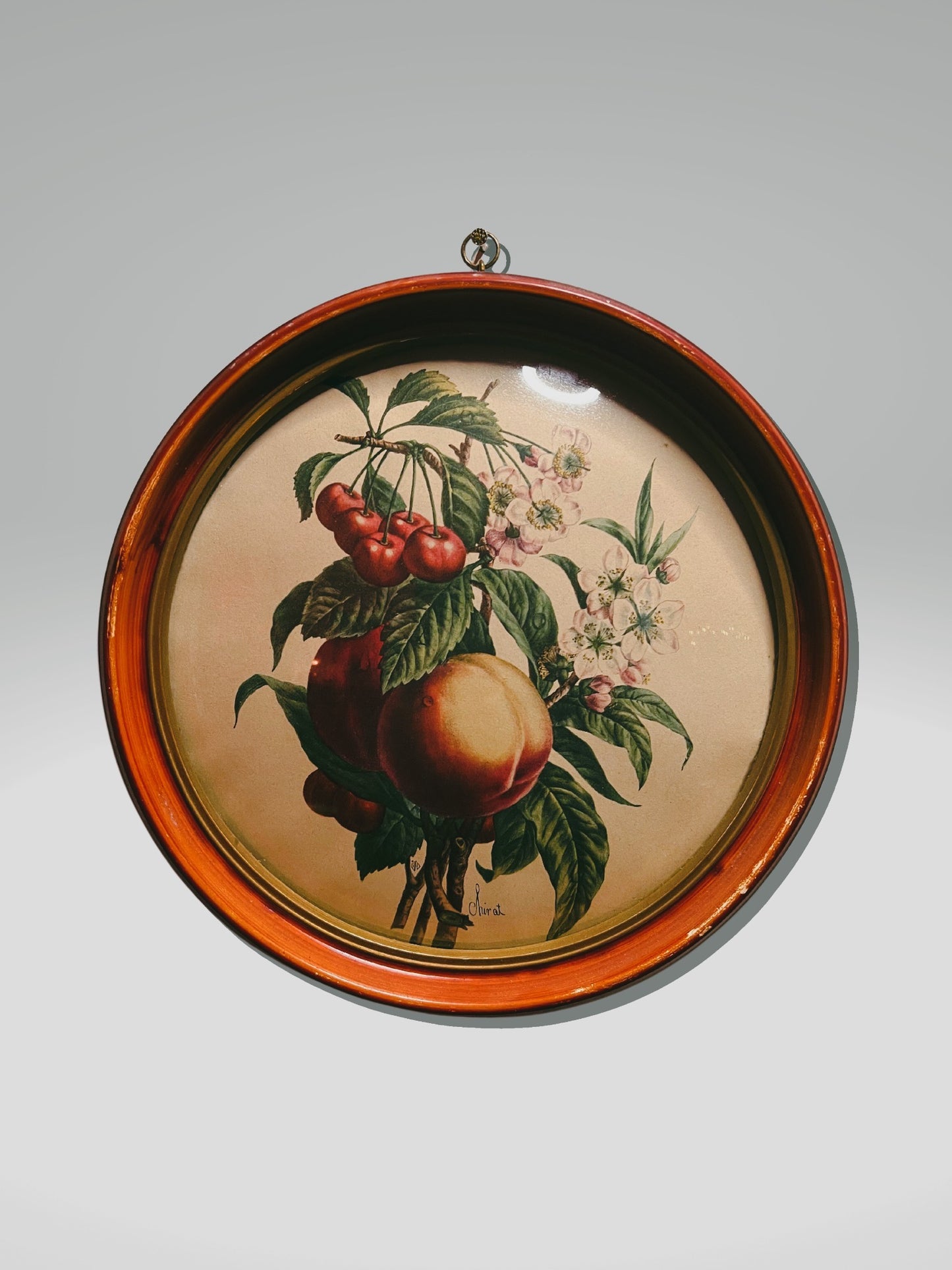Fruit Foliage Wooden Wall Convex