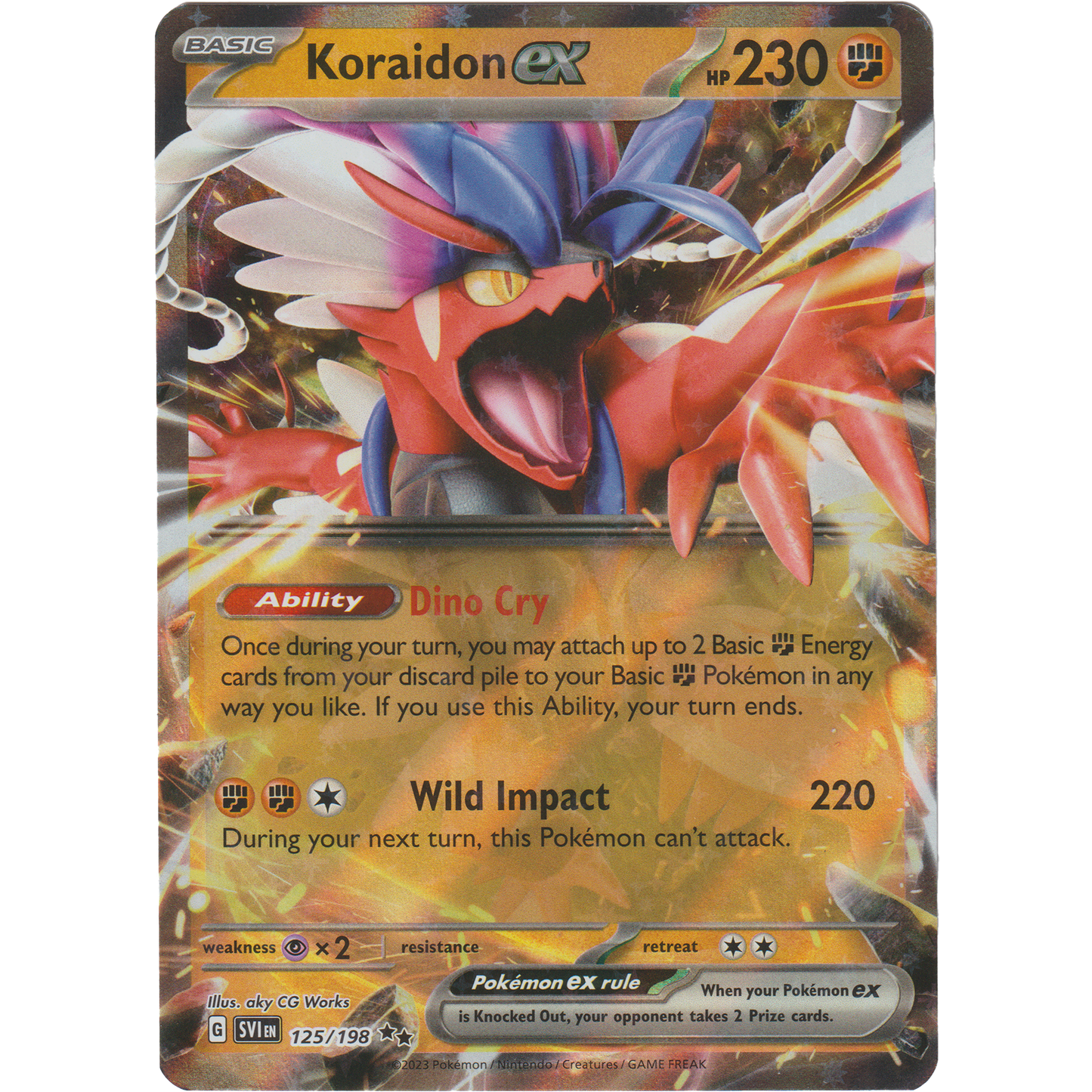 Koraidon ex 125/198