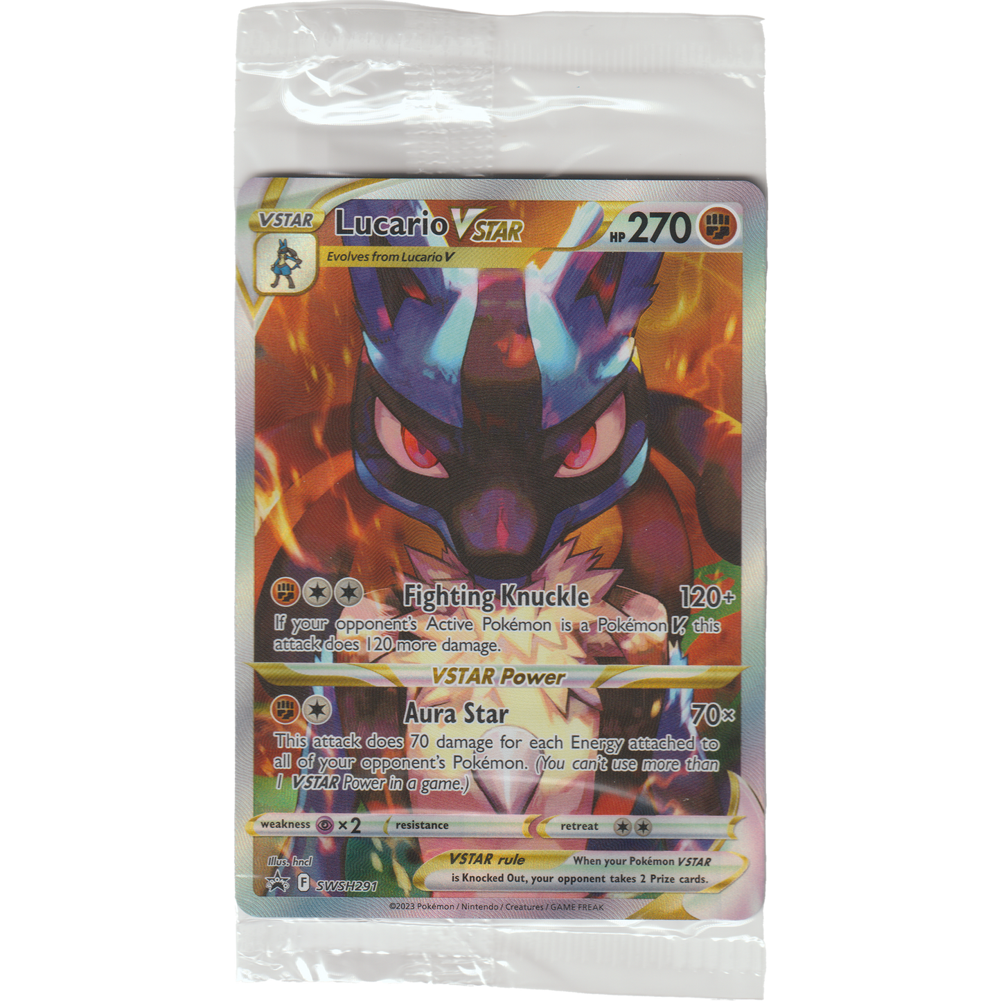 Lucario VSTAR SWSH291 *Factory Sealed*