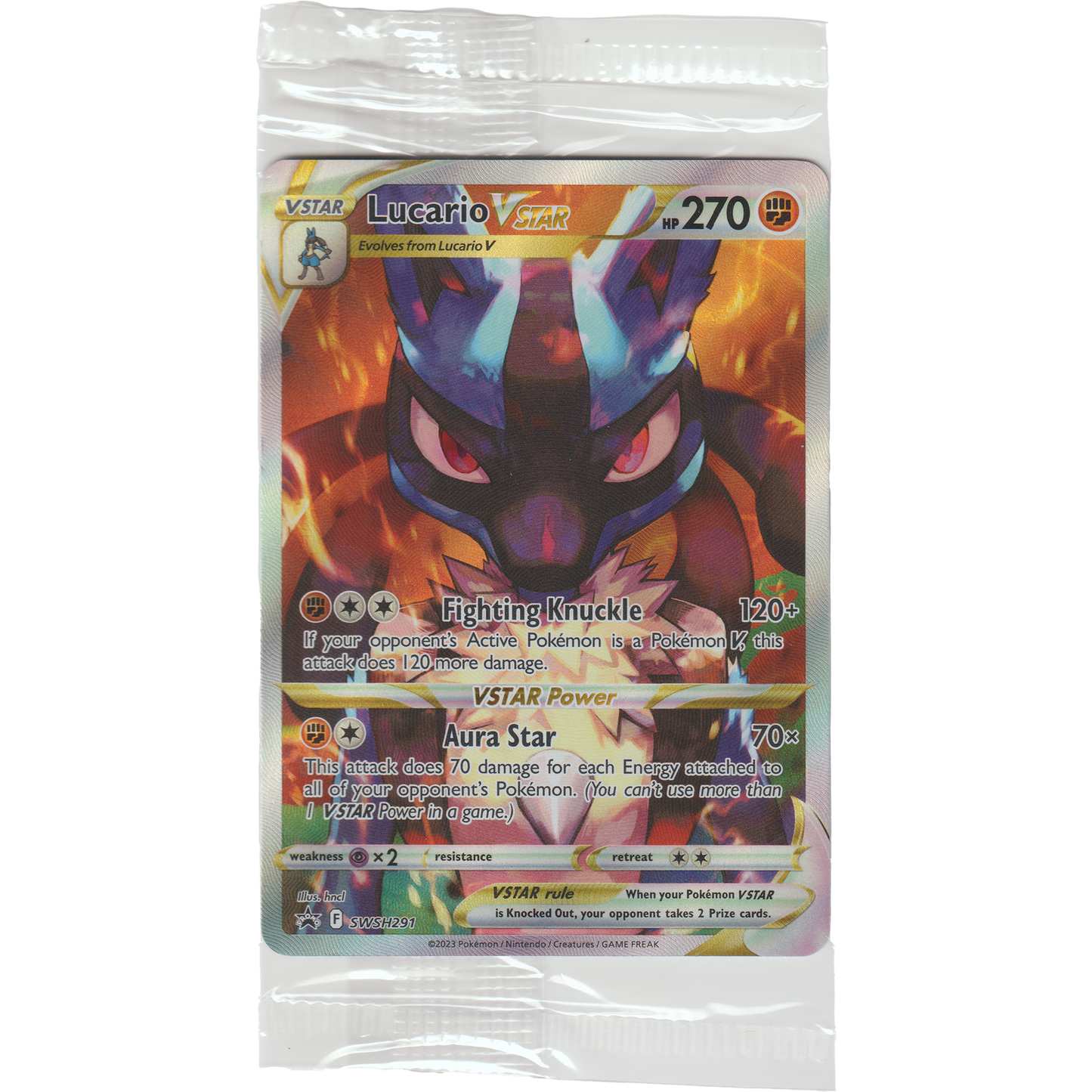 Lucario VSTAR SWSH291 *Factory Sealed*