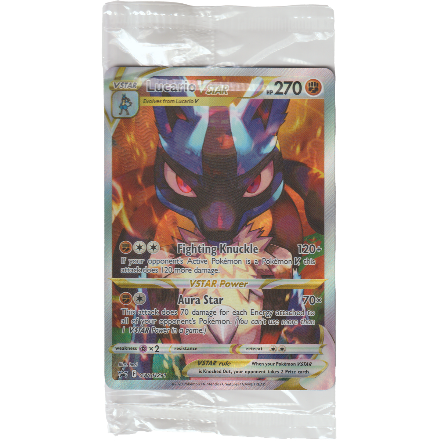 Lucario VSTAR SWSH291 *Factory Sealed*
