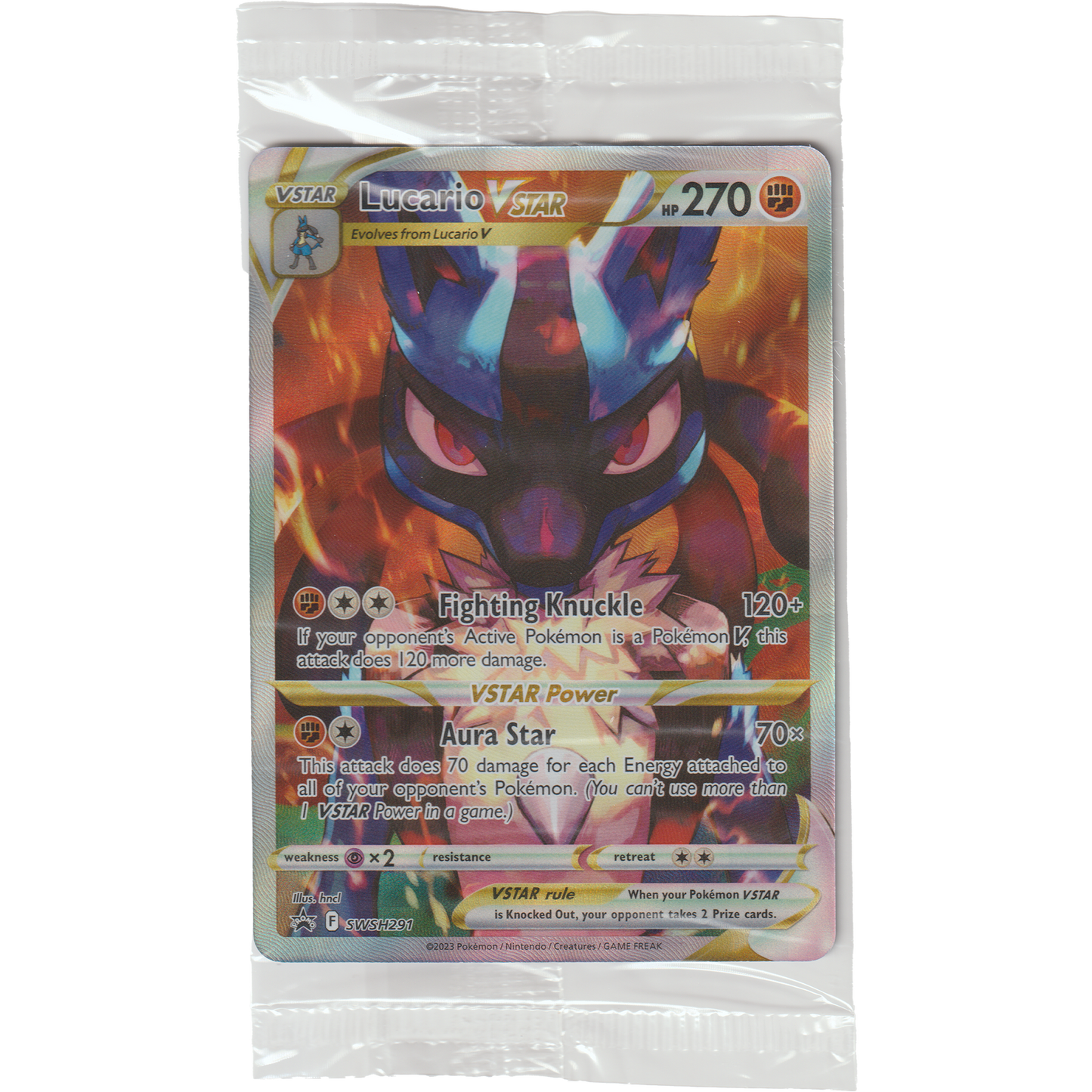Lucario VSTAR SWSH291 *Factory Sealed*