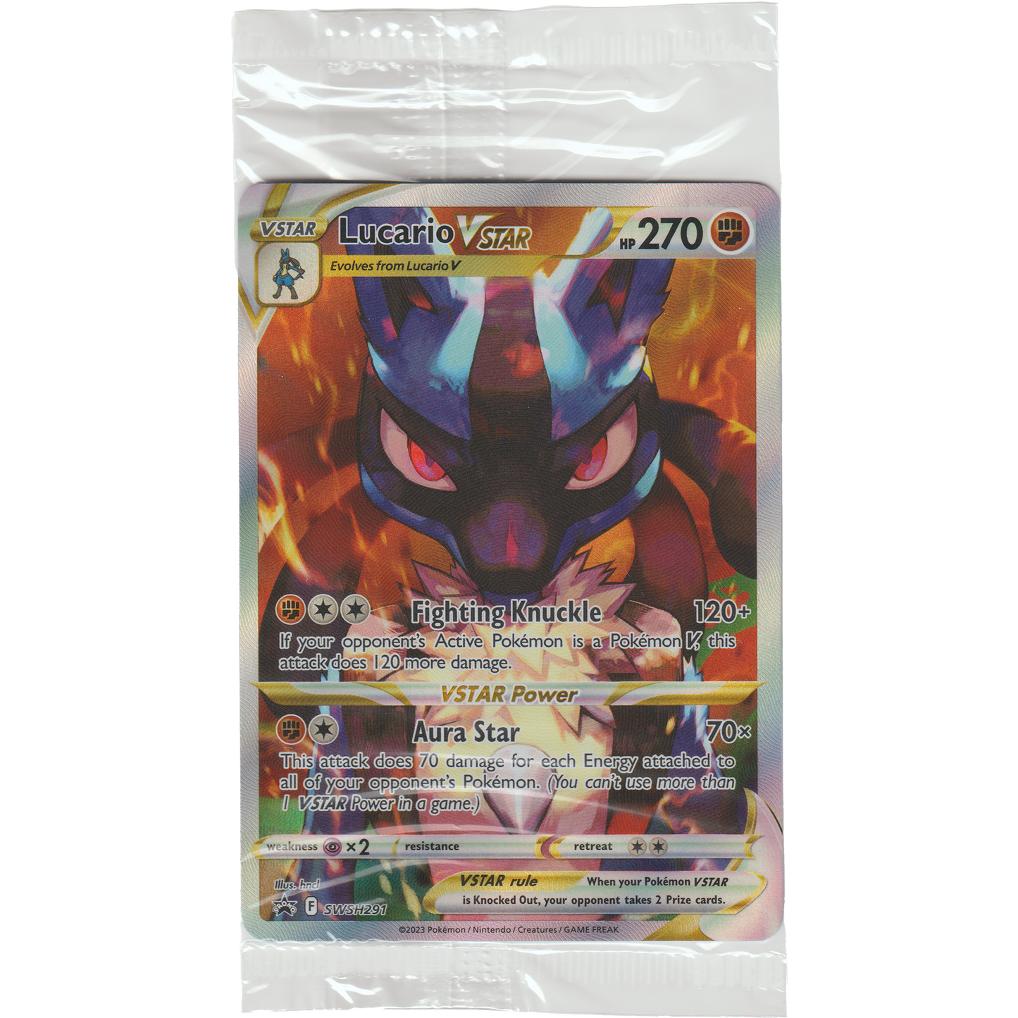 Lucario VSTAR SWSH291 *Factory Sealed*