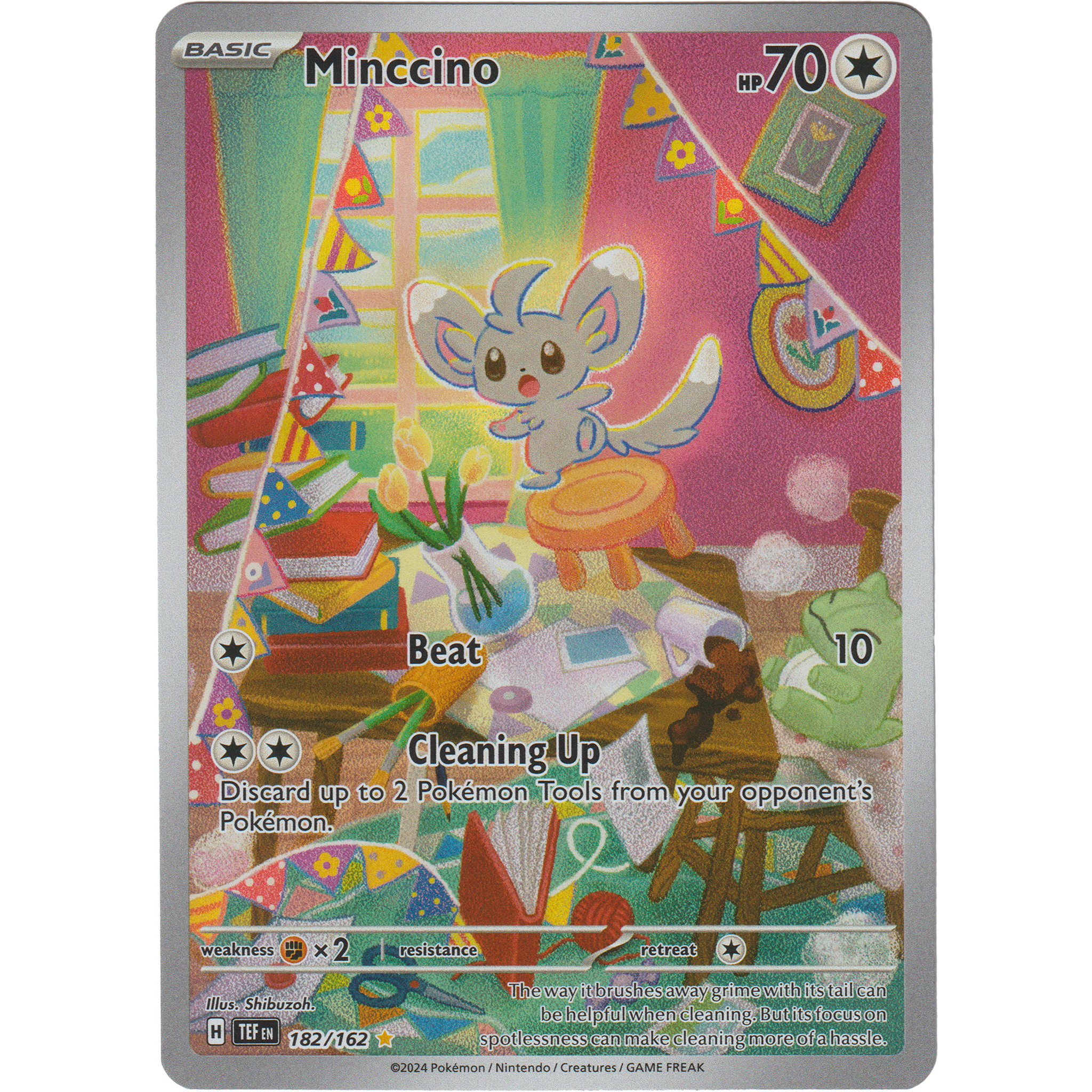 minccino pokemon card 2025 Blk En-black Bolt 075 Master Ball Reverse Holo PSA 10 Graded Pokmon Hit Points60 HP Form Pokemon Card Minccino AR 157/086