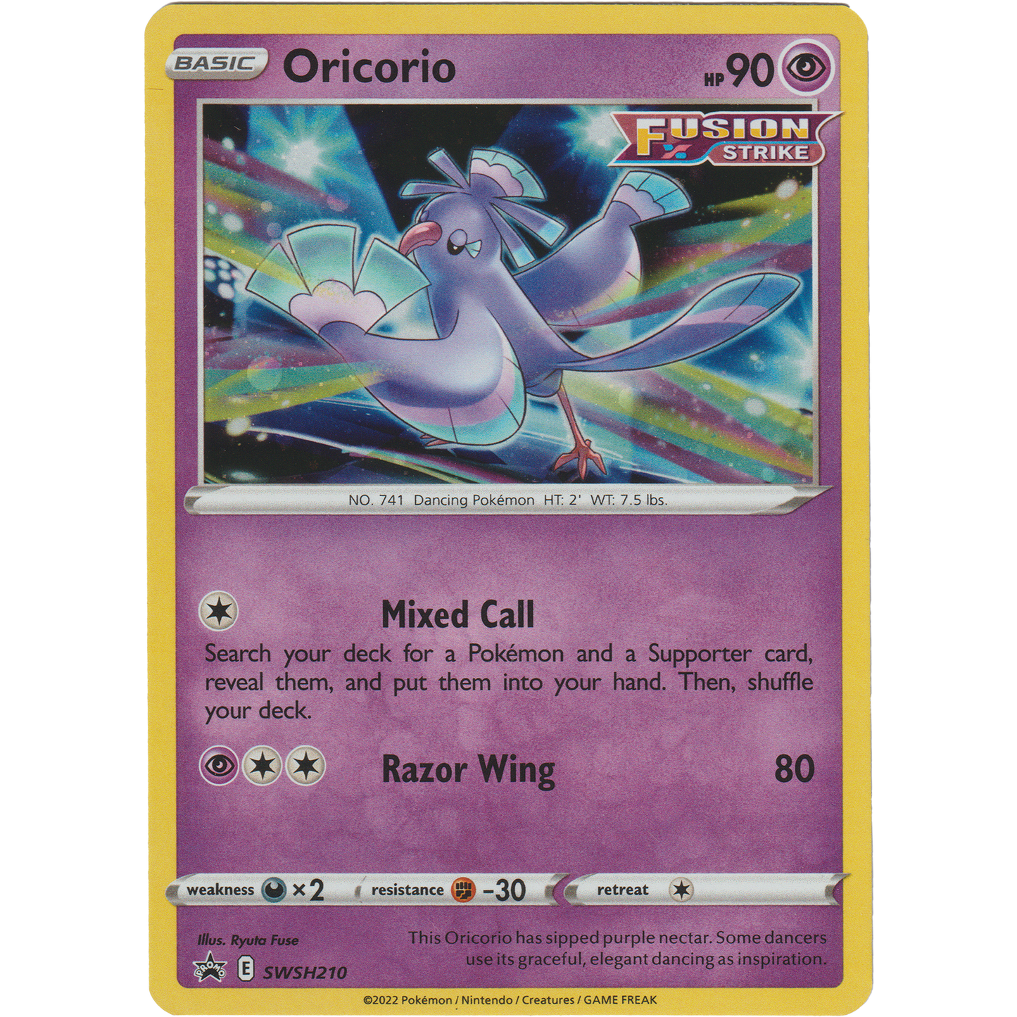 Oricorio SWSH210