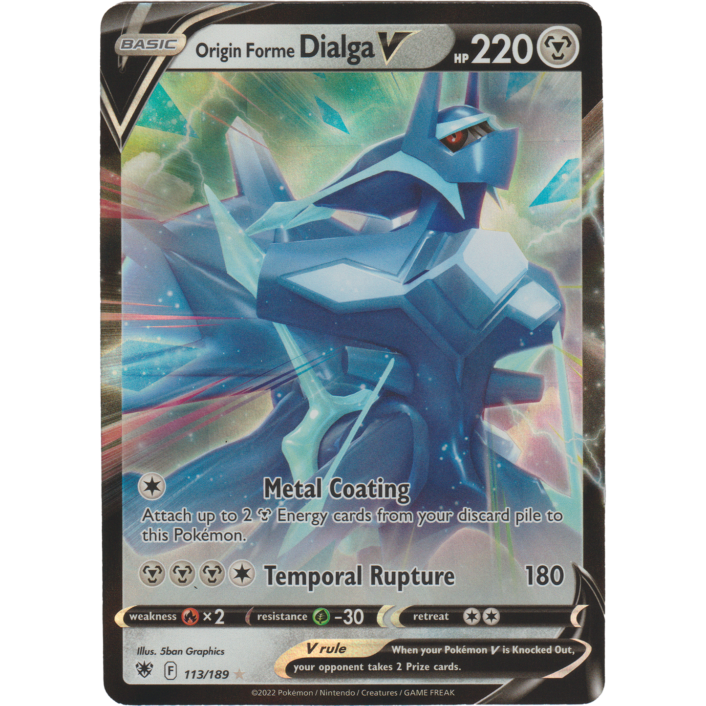 Origin Forme Dialga V 113/189
