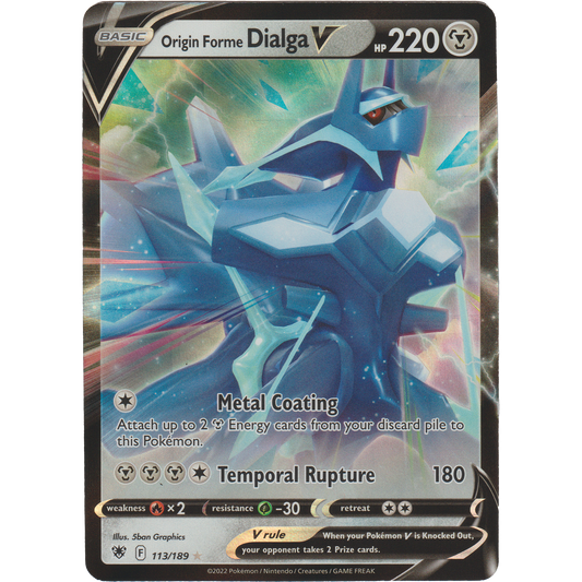 Origin Forme Dialga V 113/189