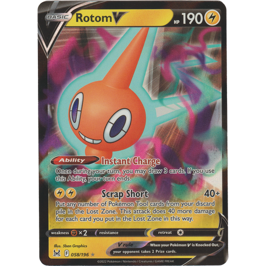 Rotom V 58/196