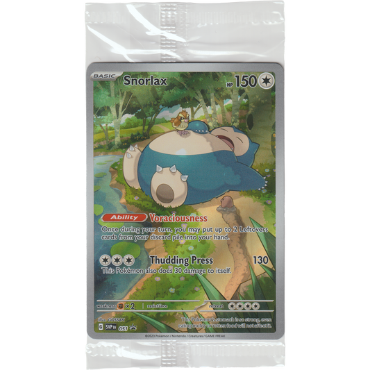 Snorlax SV51 Black Star Promo *FACTORY SEALED*
