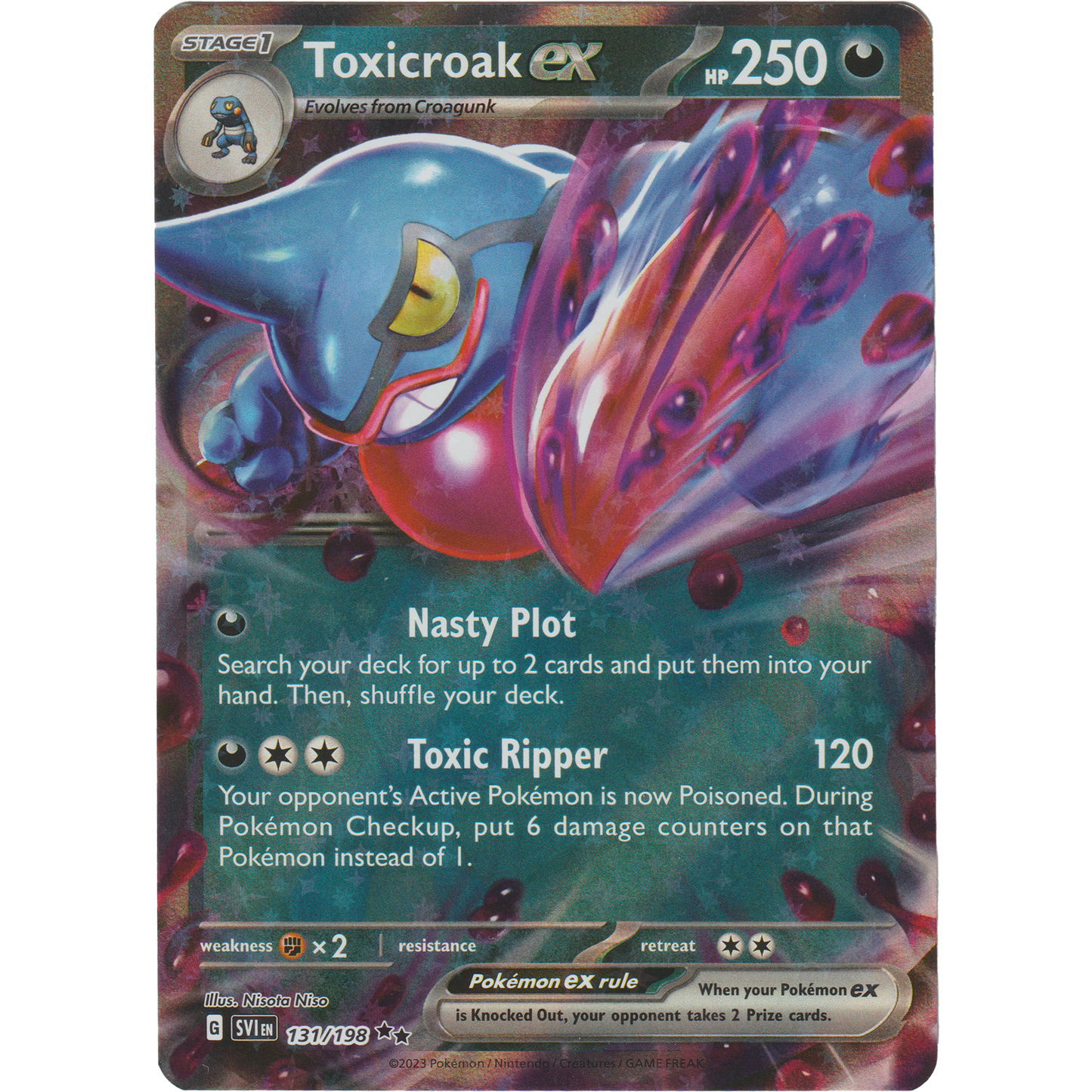 Toxicroak ex 131/198