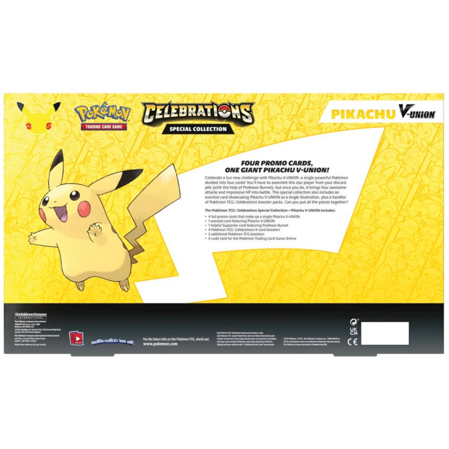 Celebrations Pikachu V-Union Special Collection Box