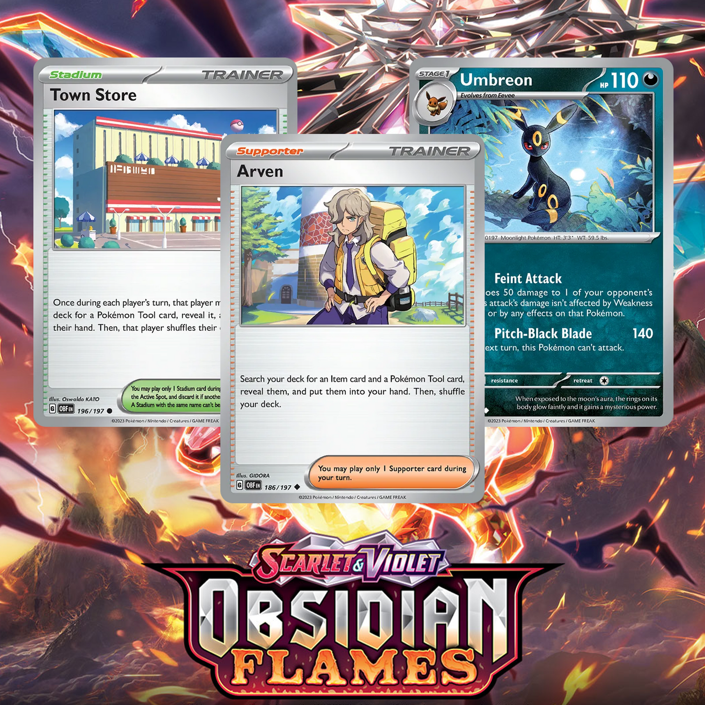 Obsidian Flames Bulk Cards (Tadbulb-Zigzagoon)