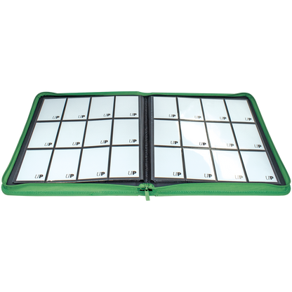 Vivid Green 12-Pocket Zippered PRO-Binder
