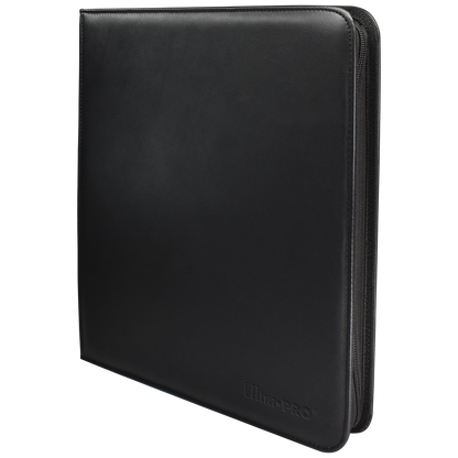 Vivid Black 12-Pocket Zippered PRO-BINDER® Album