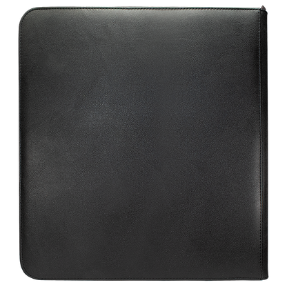 Vivid Black 12-Pocket Zippered PRO-BINDER® Album