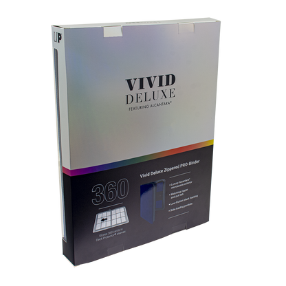 Vivid Deluxe 9-Pocket Zippered PRO-BINDER®