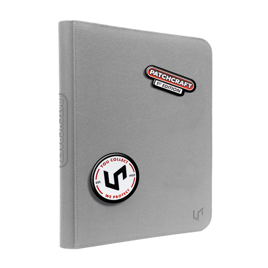 PATCHCRAFT™ Zippered 9-Pocket PRO-BINDER® Gray