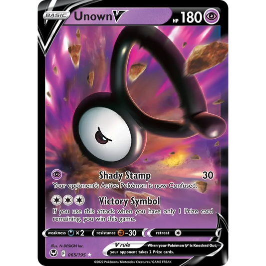 Unown V 65/195