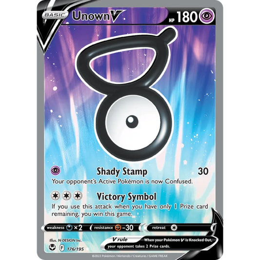 Unown V (Full Art) 176/195