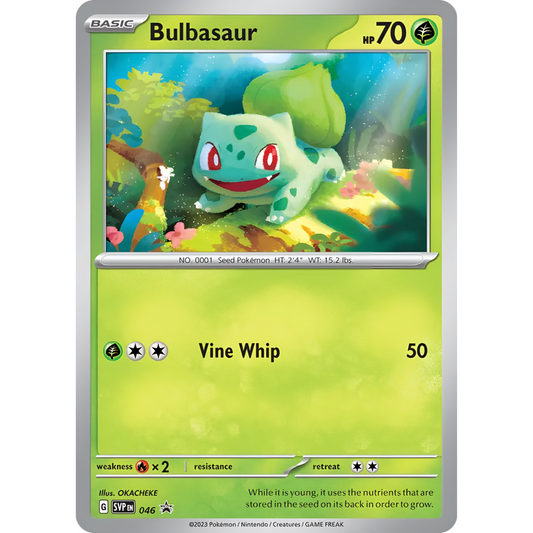 Bulbasaur SV46 Black Star Promo