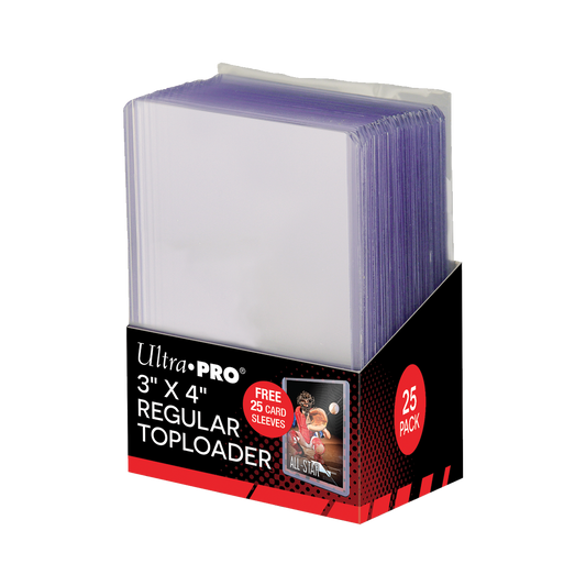 3" x 4" Clear Regular TOPLOADER® Sleeves and Soft Sleeves Bundle (25ct) for Standard Size Cards