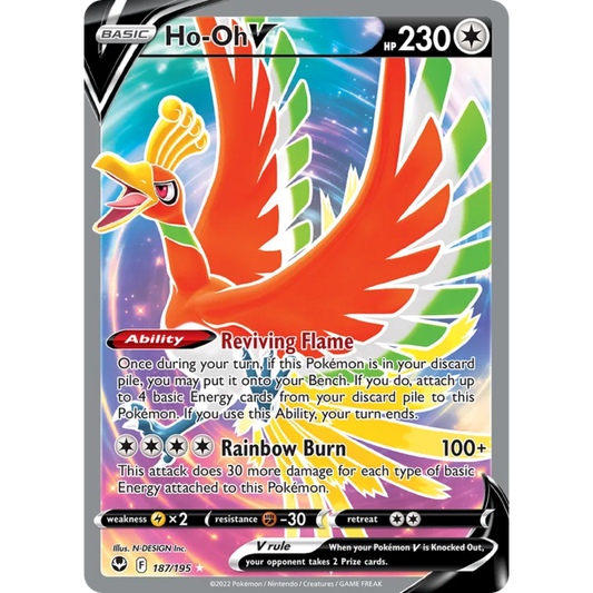 Ho-Oh V (Full Art) 187/195