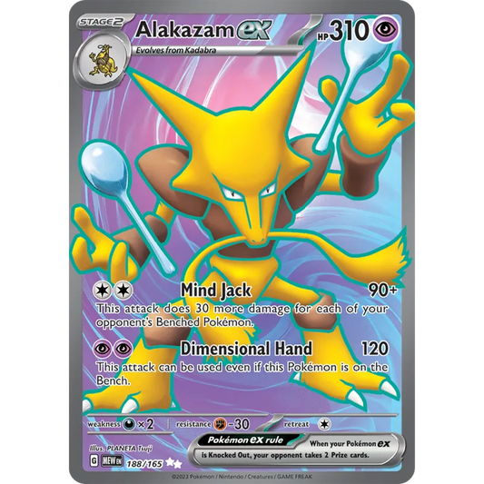 Alakazam ex 188/165